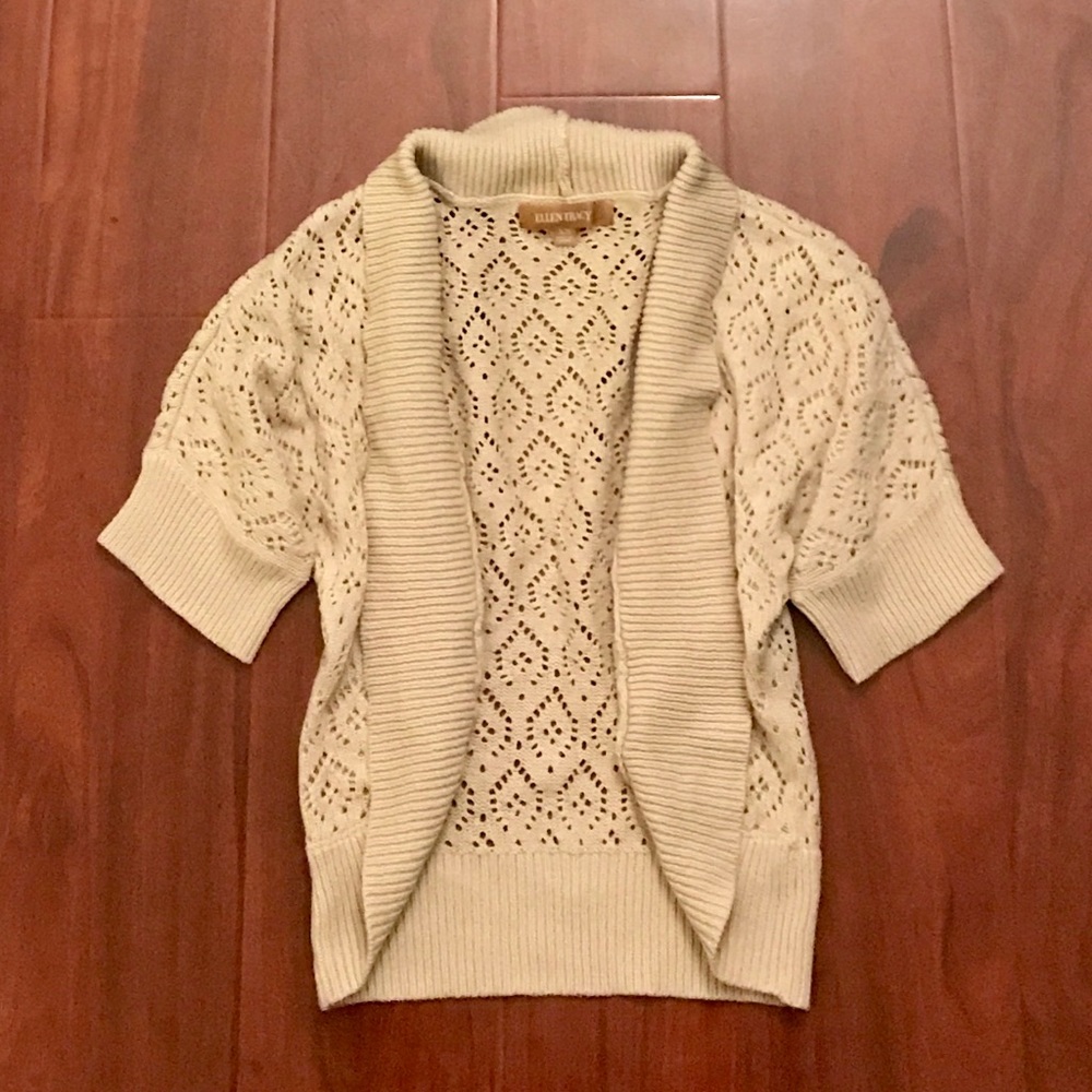 Ellen Tracy Short Sleeve Sweater
